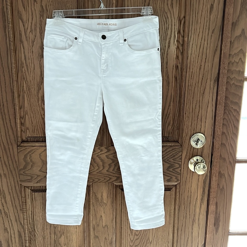 Michael Kors white Capri